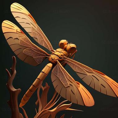 3D model Rhyothemis fuliginosa (STL)